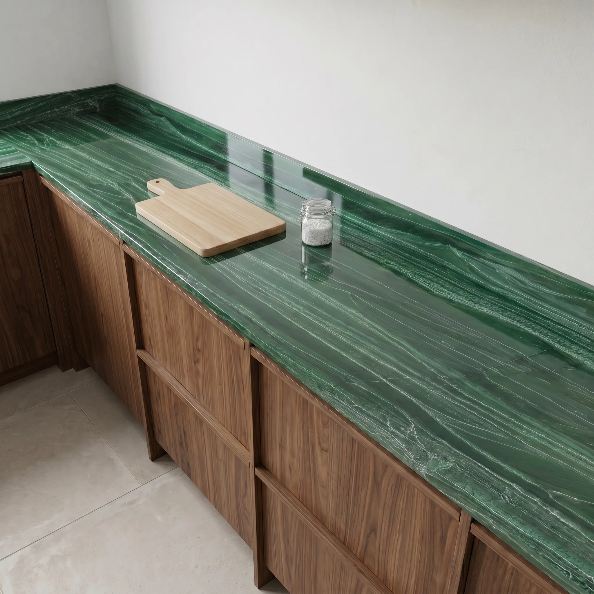 Foto de Amazônia Green — Cozinhas (Quartzito metamórfico de Goiás)