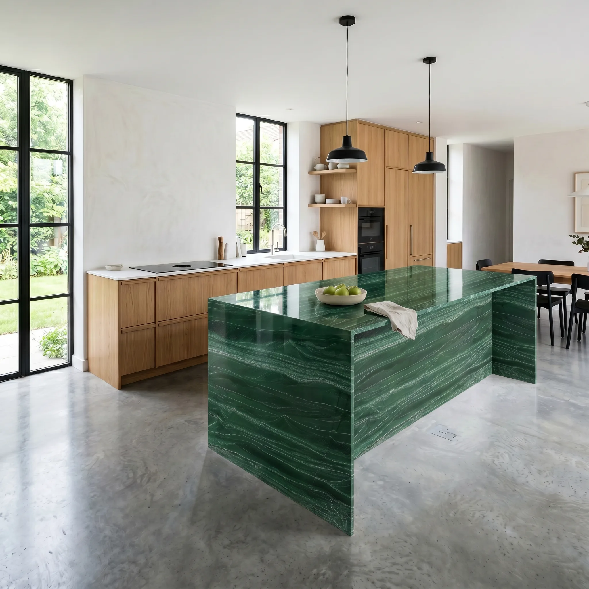 Foto de Amazônia Green — Cozinhas (Quartzito metamórfico de Goiás)
